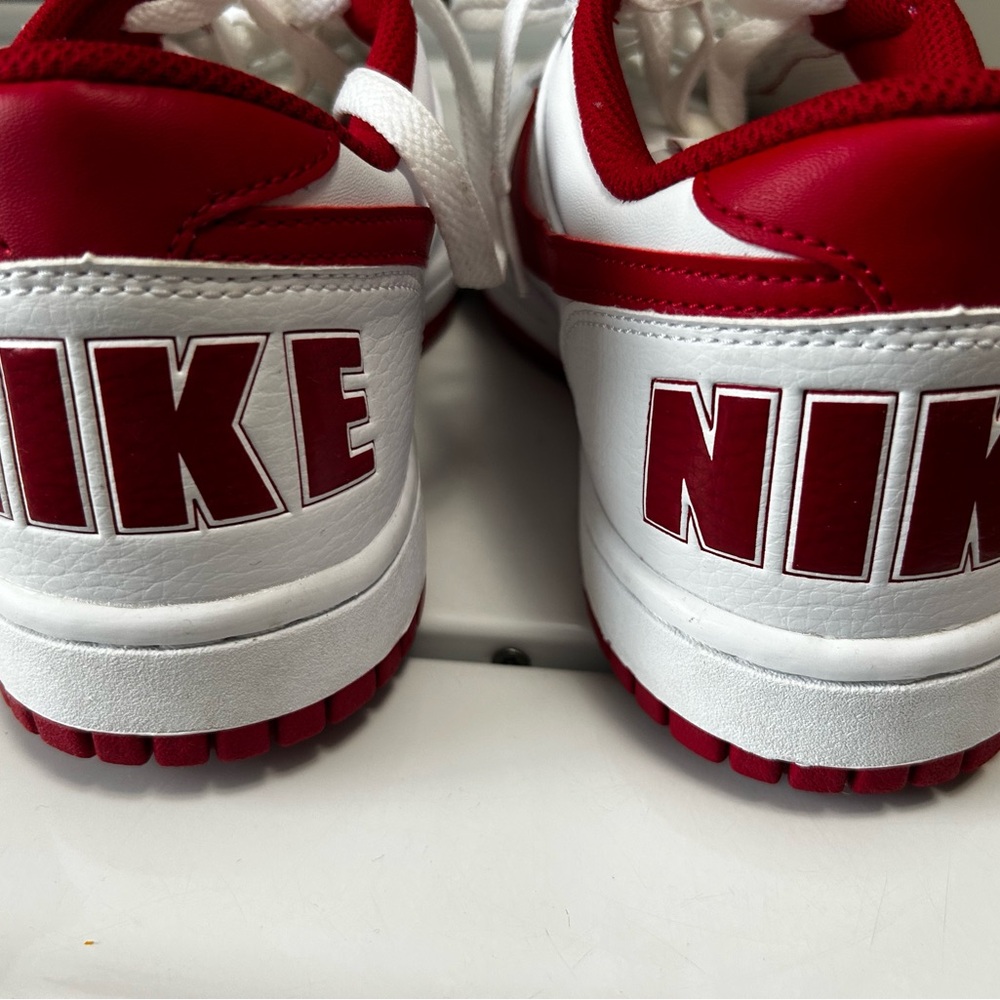 Nike Red and White Men's Sneakers